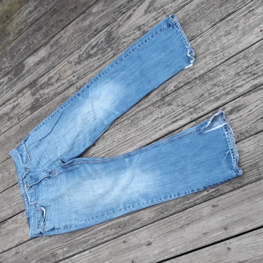 AMERICAN EAGLE Men's 34x34 Relaxed damaged cuffs
